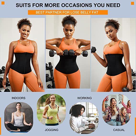 Cintura da yoga fitness da donna con tre file di cerniera, cinturino in plastica antisudore esplosivo e cinturino sportivo_voghion.com