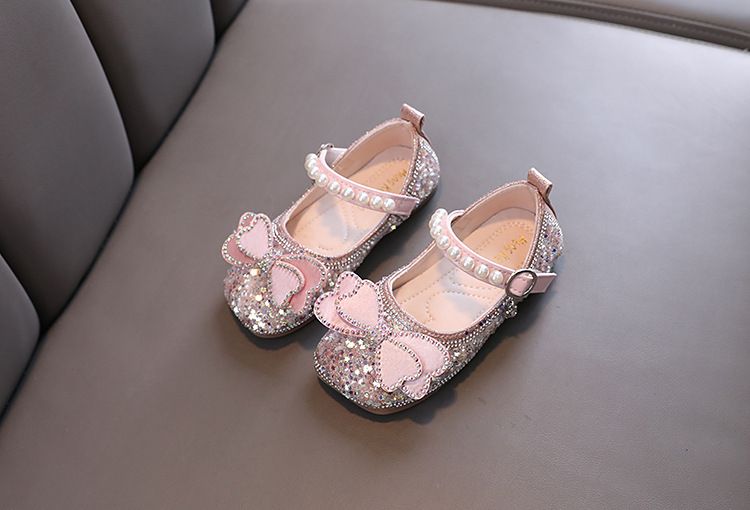 Neu Dame Baby Mädchen Mädchen Prinzessin Diamant Einzelnen Schuh Schuhe Dance_voghion.com