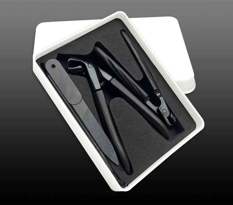 Tagliaunghie a becco d'aquila in acciaio inossidabile con apertura grande, anti-schizzi, per unghie incarnite_voghion.com