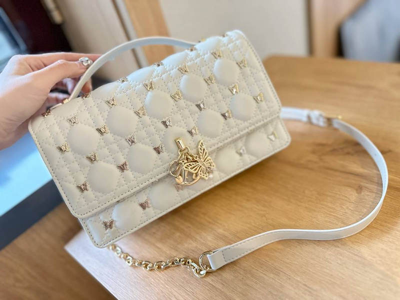 Bolsa feminina de couro legítimo de luxo original de alta qualidade, bolsa de mão com pérolas, nova bolsa de mão/transversal de pele de carneiro, tamanho: 24 * 7 * 15 cm_voghion.com