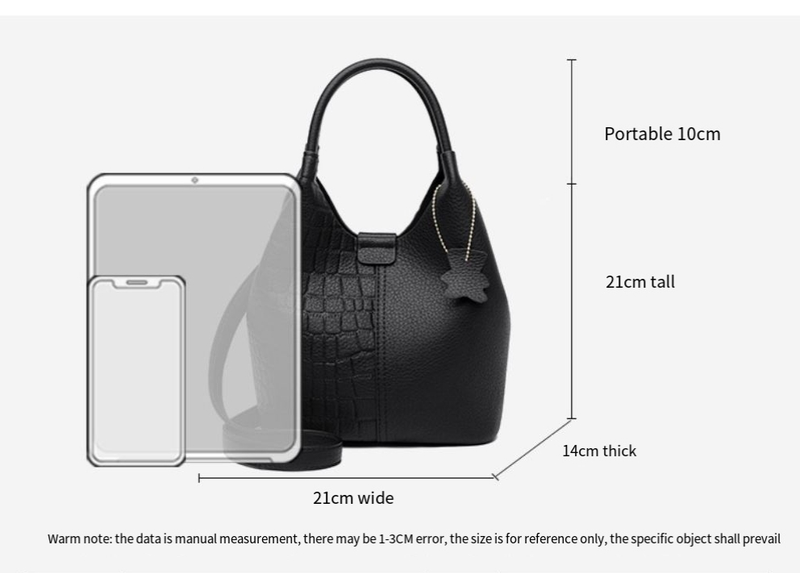 Bag Women's Large Capacity Handbag 2024 New Korean Style Fashionable Mother Bag Texted Soft Leather Shoulder Crossbody Bag_voghion.com
