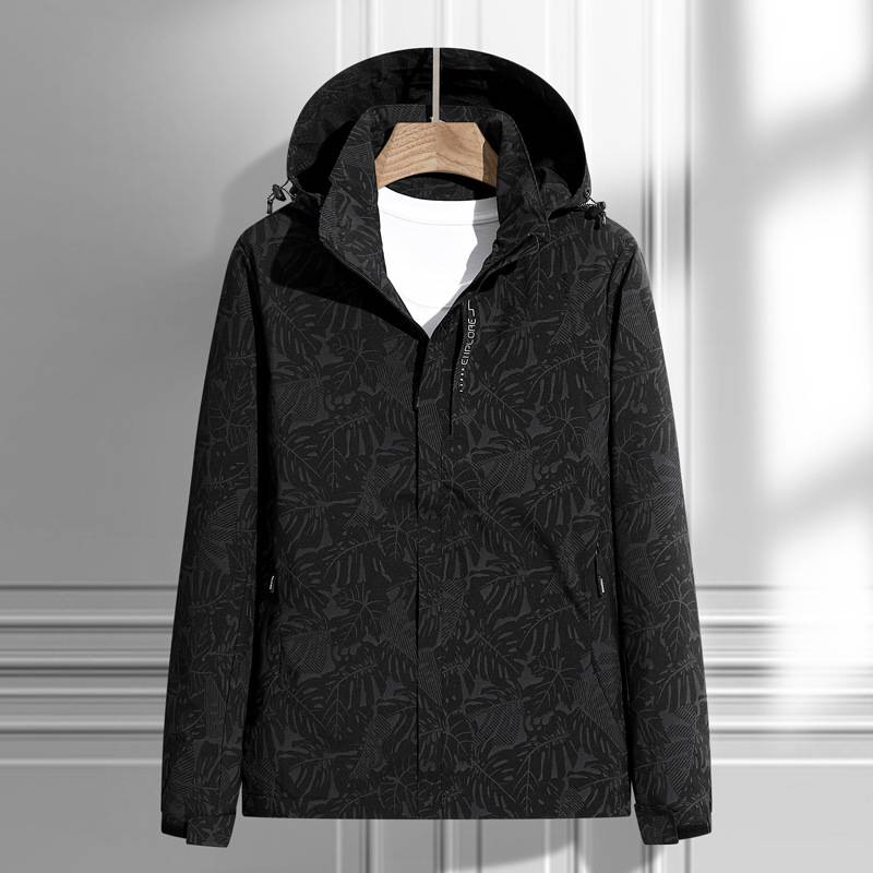 Vêtements pour femmes Veste camouflage feuille d'érable Veste d'extérieur coupe-vent imperméable mince monocouche Softshell Vêtements d'alpinisme couple_voghion.com