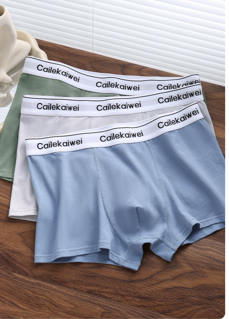 Intimo da uomo, boxer da uomo in puro cotone antibatterico, boxer da ragazzo traspiranti in cotone, pantaloncini di grandi dimensioni_voghion.com