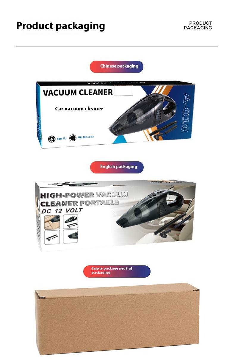 Portable Cordless Car Vacuum Cleaner - 3100Pa Strong Suction, Handheld Mini Vacuum For Auto Interior, USB Rechargeable, Lightweight & Compact_voghion.com