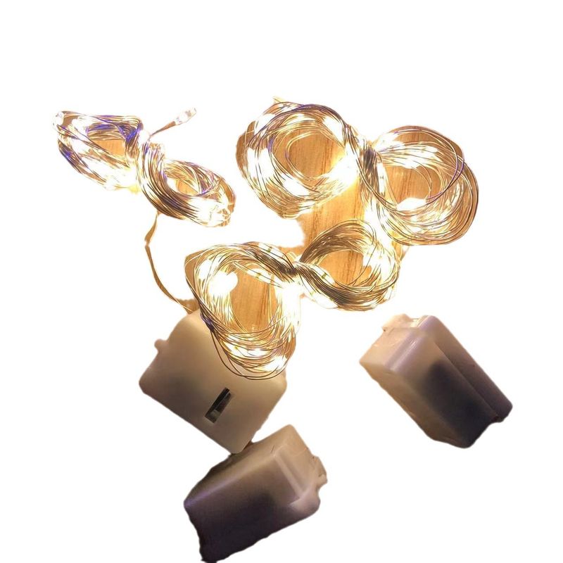 ZhanGuang Dekorative Lichterkette – 3 Modi LED-Lichterkette für Hochzeit, Kuchen, Geschenkbox und Partydekorationen_voghion.com