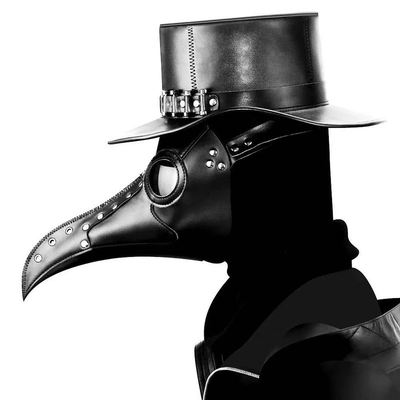 Holiday Supplies, Steampunk Plague Bird Mask, Anime Birthday Party Headgear Decoration_voghion.com