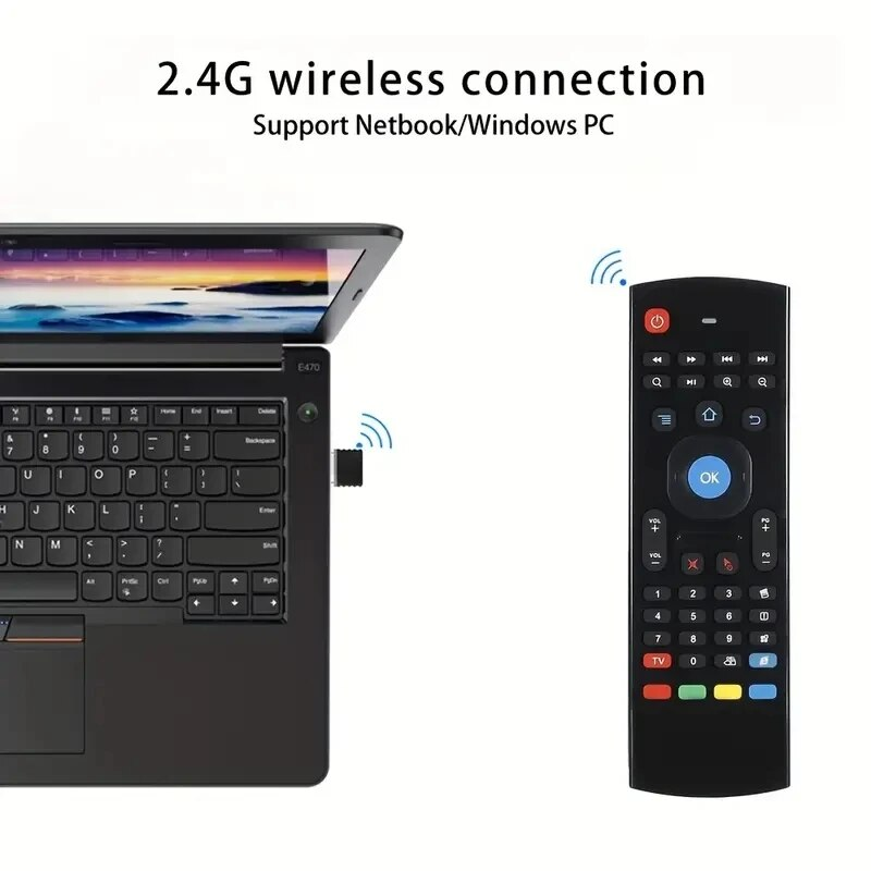 MX3 Air Mouse – clavier sans fil USB, télécommande de remplacement intelligente, contrôleur RF 2.4 ghz, avec micro vocal, pour Android TV_voghion.com