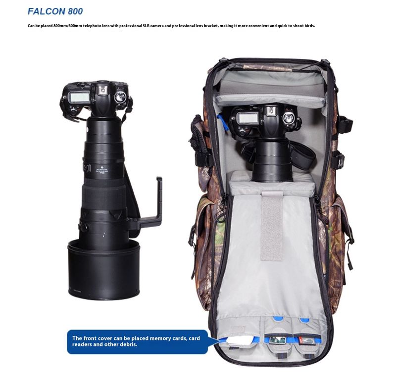 Benro Falcon 800 400 Double Shoulder Slr Professional Camera Bag Rain Cover_voghion.com