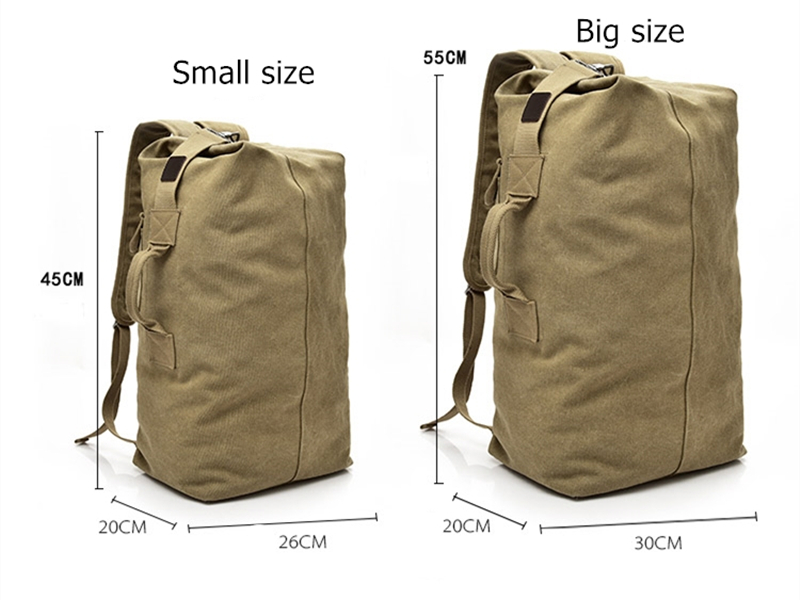 Rucksack für Herren, Reisetasche mit großem Fassungsvermögen, Bergsteigerrucksack für Männer, Gepäck aus Segeltuch, Schultertaschen für Jungen und Herren_voghion.com