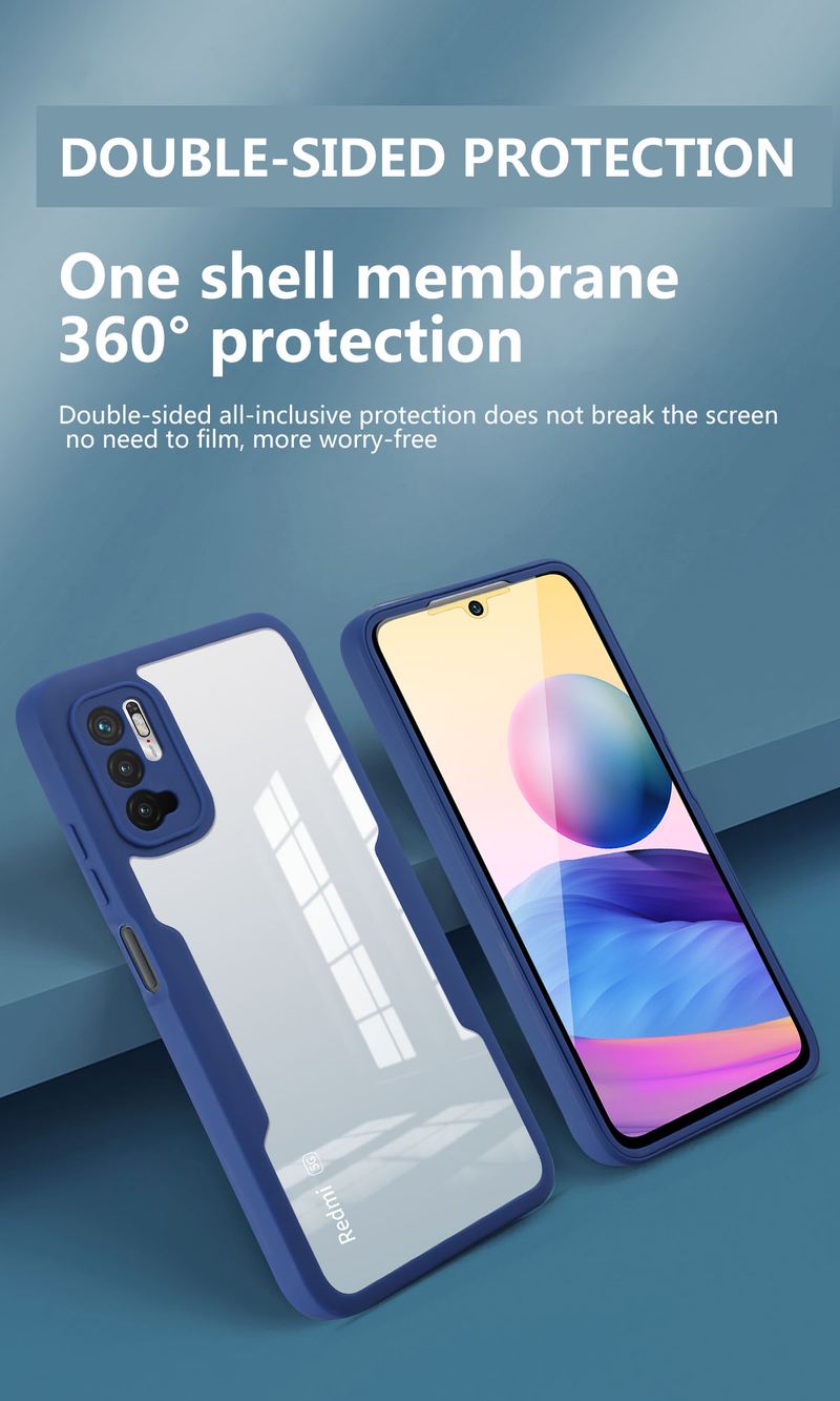 For Xiaomi Poco X4 Pro X3 NFC M4 Pro Double Case 360 Full Body Shockproof Cover Xiaomi 12 Pro 12X 11 Lite 5G NE 10 Lite _voghion.com