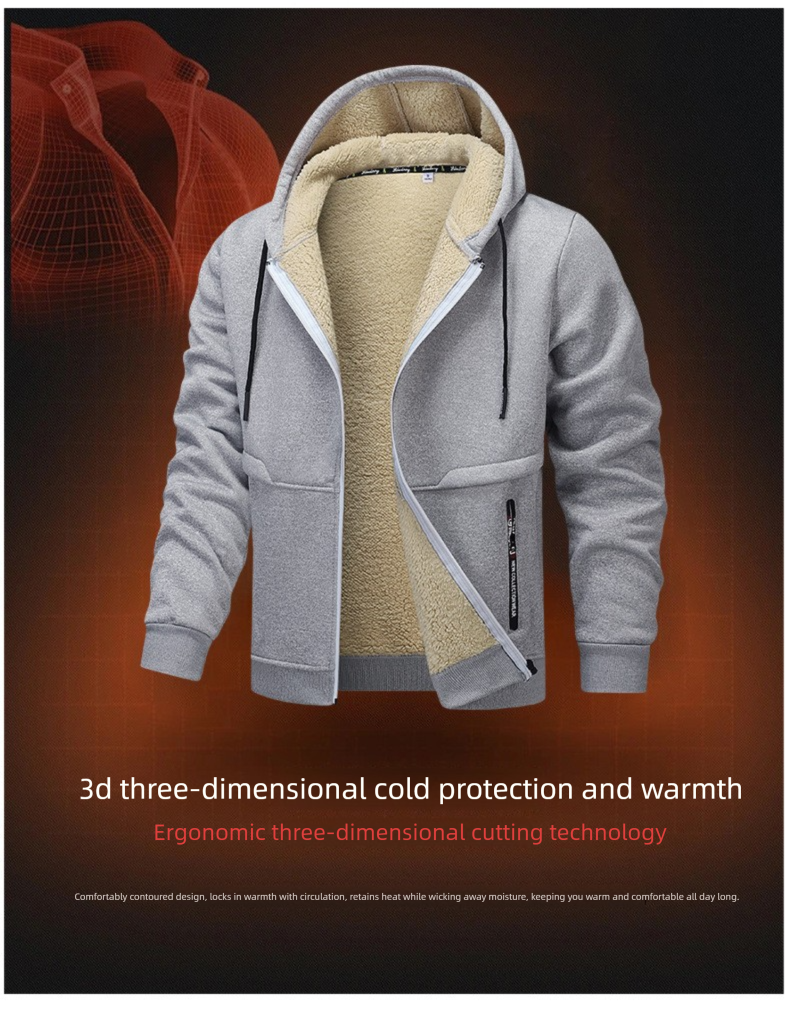 Heißer Verkauf Europäische Größe Herbst Winter Verdickt Lose Lamm Wolle Sweatshirt Bau Arbeit Jacke Für Männer_voghion.com