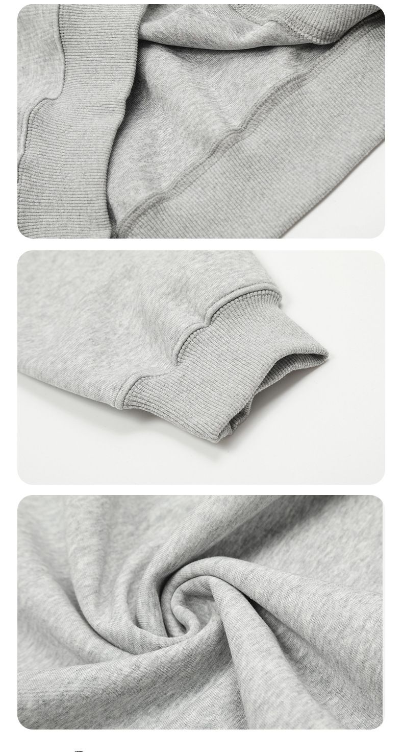Herrenbekleidung Herbst und Winter Design Brief Print Sweatshirt Lose Casual Kapuzen Sweatshirt_voghion.com