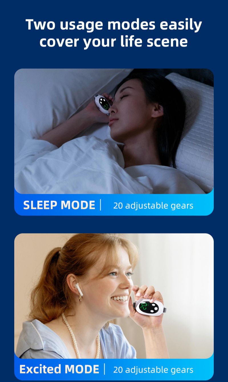 Micro-current intelligent sleep instrument sleep hand-held decompression sleep instrument low frequency pulse anxiety insomnia_voghion.com