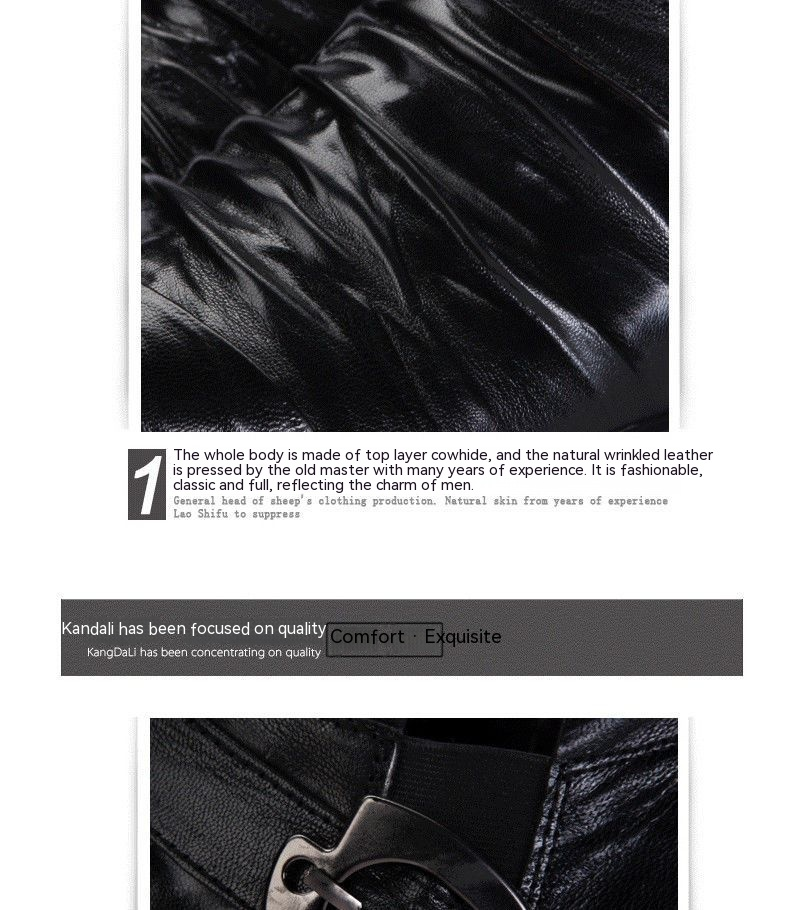 Neue Mode-Business Kleid Männer Echtes Leder Füße Abdeckung Koreanische Version Schnalle Friseur Schuhe Britischen Spitz_voghion.com
