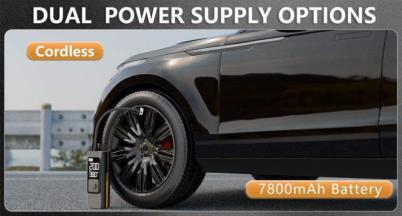 Car Starting Power Supply, Air Pump All-in-one Machine, Battery Loss Of Power, Power Bank Charging 12V Car Emergency Power Supply_voghion.com