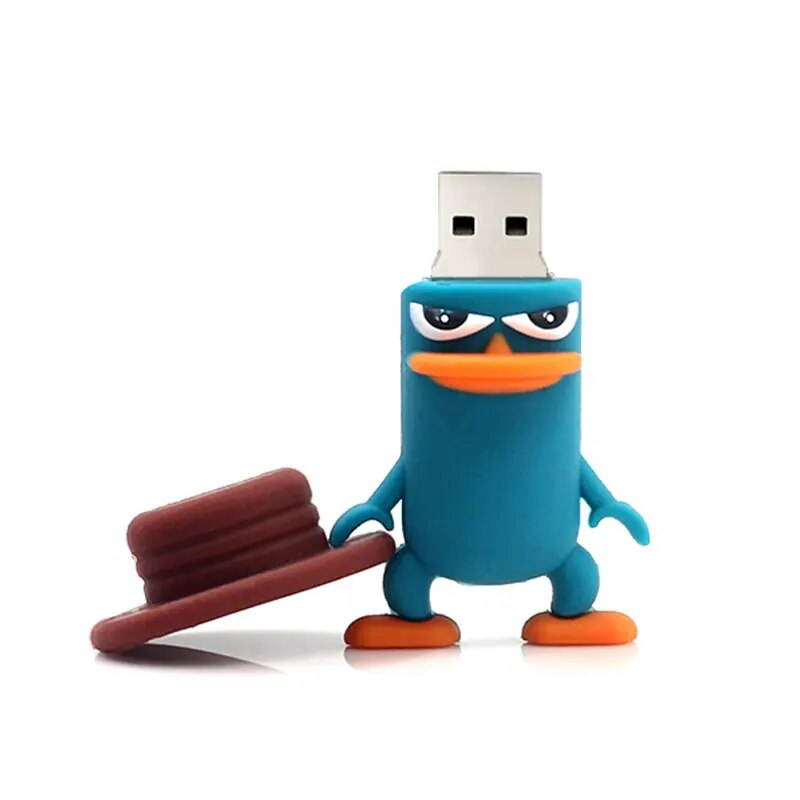 Magic Duck Model flash 4GB 8GB 16GB Small tree Pen drive 32GB 64GB höghastighetspresent USB Stick Flash Disk_voghion.com