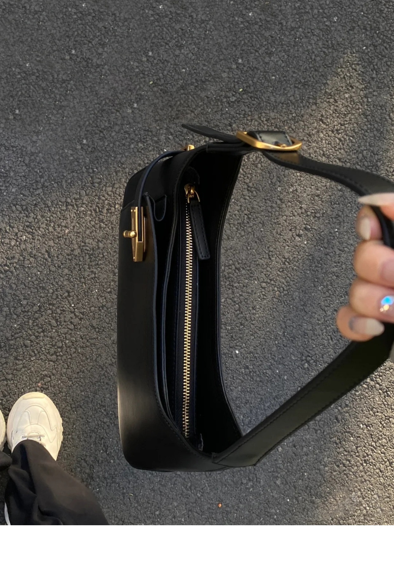 Internettkjendis Hot Style Luksuriøs Armhuleveske med én skulder Pendling Enkel allsidig uformell veske retro kontorveske_voghion.com