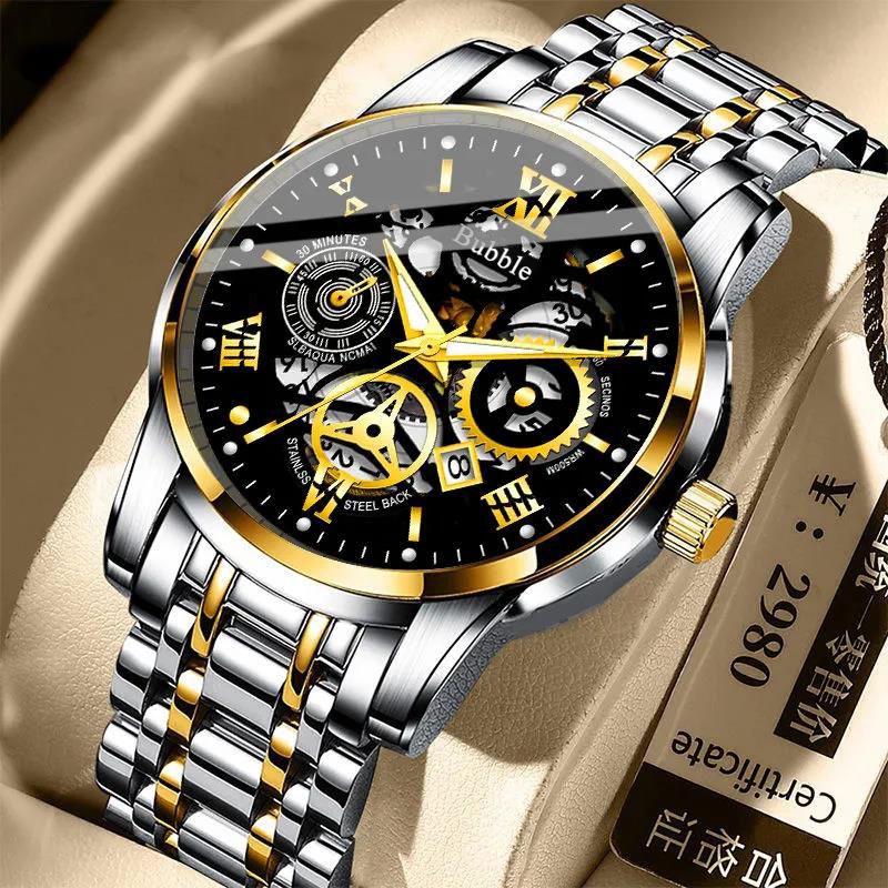 2024 New Swiss Brand Fully Automatic Movement Luminous Waterproof High-end Stylish Men's Watch_voghion.com