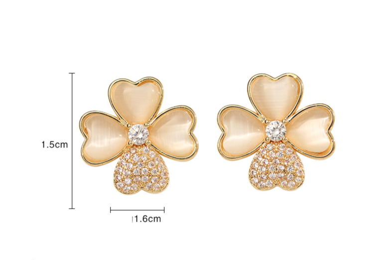 Women's accessories Diamond set simple temperament design sense trend earrings earrings_voghion.com