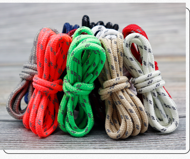 Scarpe da basket con lacci rotondi riflettenti in twill di tendenza_voghion.com