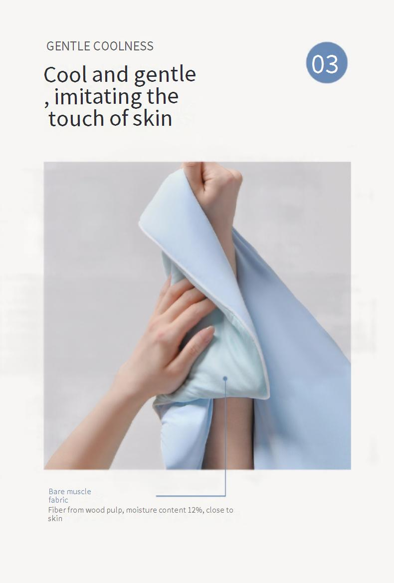 Kühlende Tiefschlafdecke - Babysichere Sommerdecke der Klasse A für Einzel- und Doppelbetten, Doppeltemperaturregulierung, hypoallergen_voghion.com