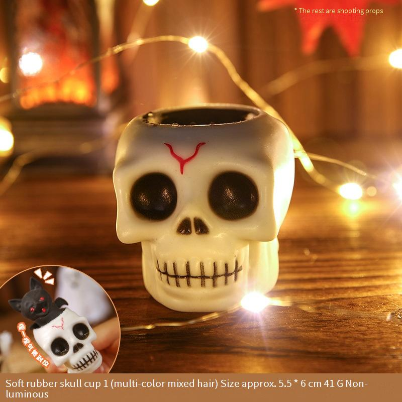 Halloween Glow-in-the-Dark Squishy Ghost & Pumpkin Toys For Kids – Stress Relief, Sensory Play, And Spooky Fun (Multiple Styles)_voghion.com