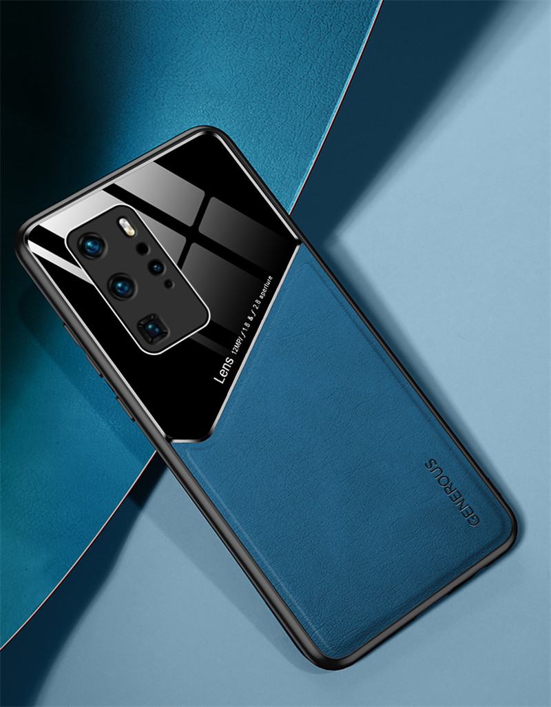 Muodikas nahkakotelo Huawei P40 Pro P30 P20 Lite Nova 8 SE 7 6 5 5i Pro 7i 4 4E 3 3i P Smart 2020 Y9 Prime 2019 -kotelolle_voghion.com