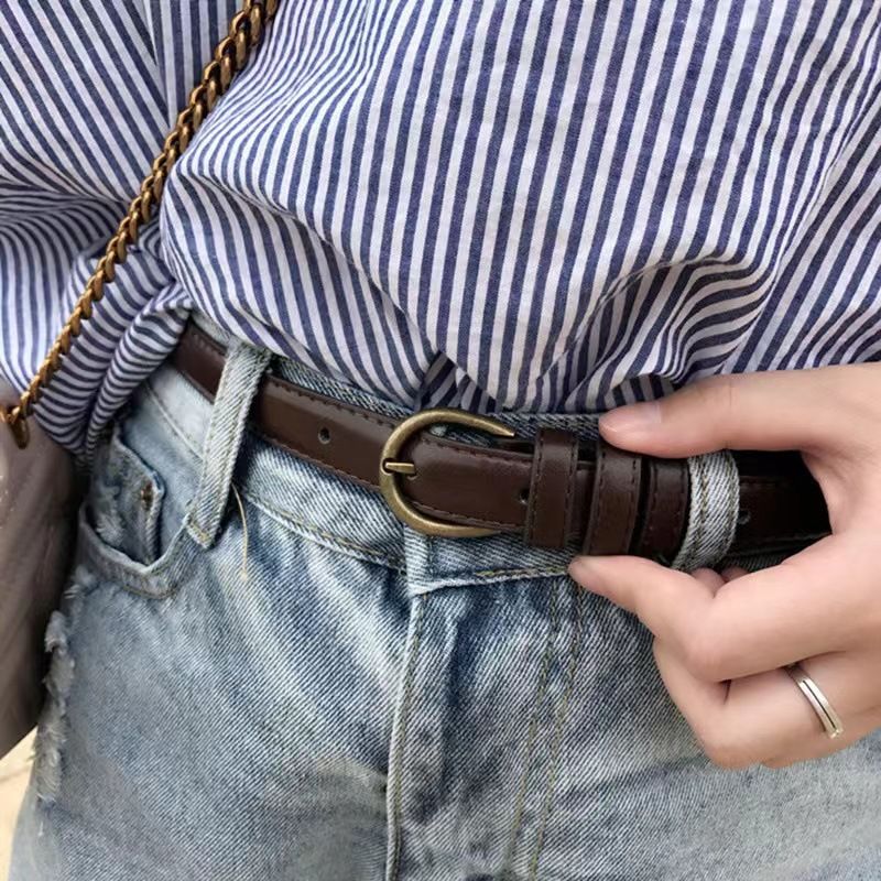 Einfache Student Mode Koreanische Version Casual Weiche Trendy Gürtel frauen Pin Schnalle_voghion.com