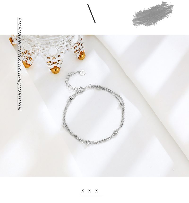 S925 Sterling Sëlwer Ronn Perlenkette Duebelschicht Armband Modesch Villsäiteg Perlen Handschmuck Temperament Nisch Einfach Bijouen Fra_voghion.com