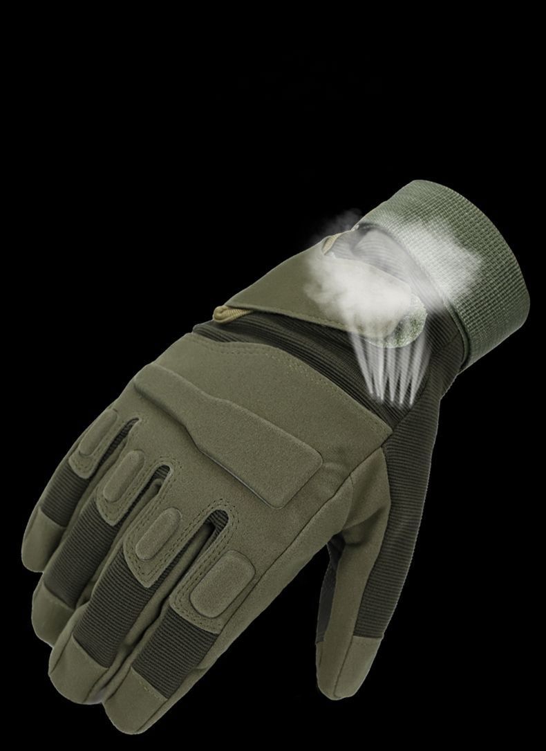 Tactical Gloves Men Anti-Slip Cut-Resistant Wear-Resistant Blackhawk Full Half Finger Self-Defense Combat Mountaineering_voghion.com