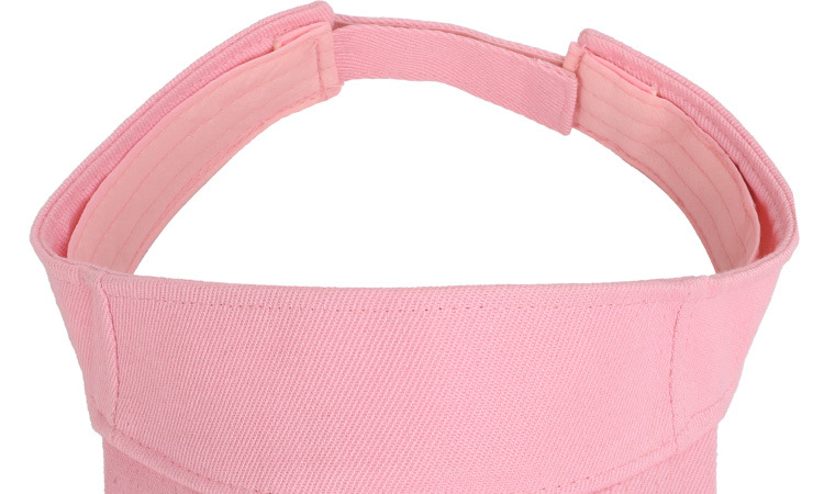Sommer Sonnenhüte Männer Frauen Baumwolle Verstellbares Visier UV-Schutz Oben Leer Solide Sport Tennis Golf Laufen Sonnencreme_voghion.com