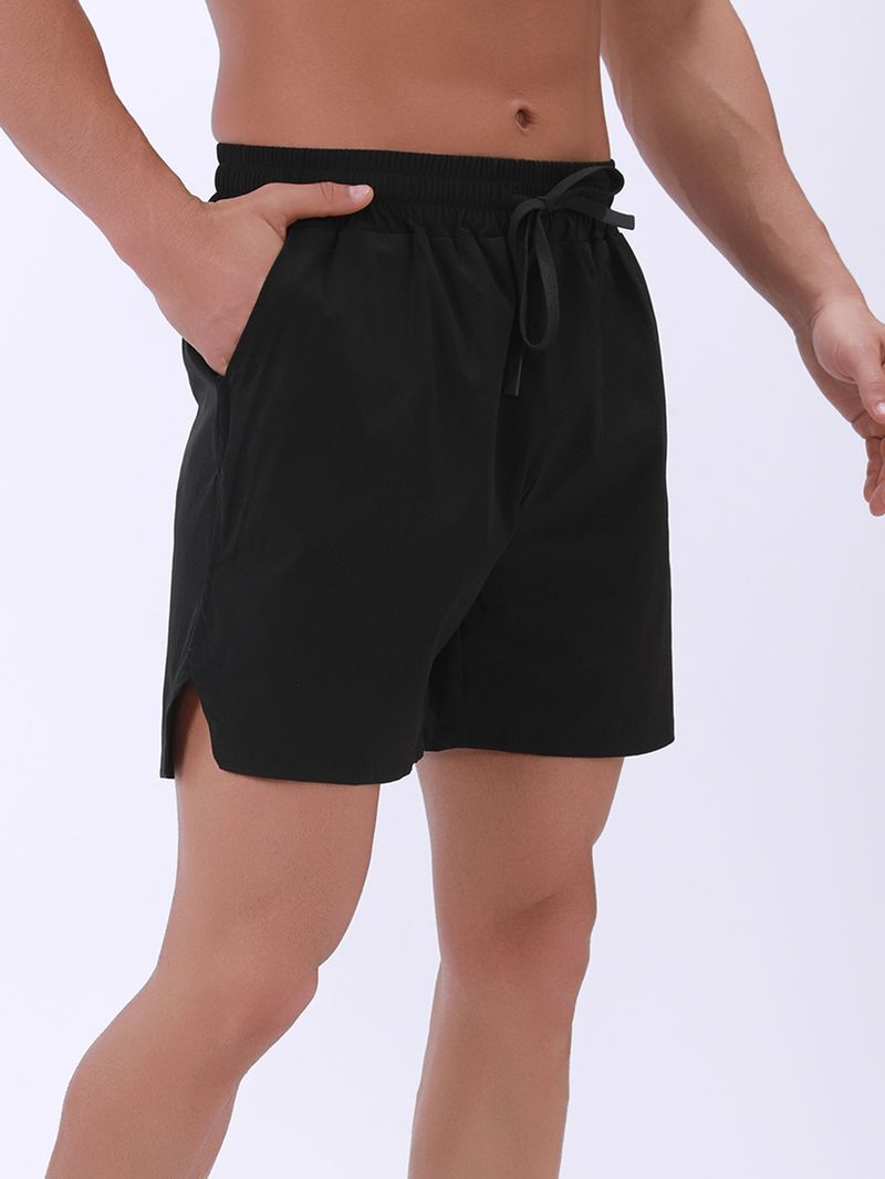 Schnelltrocknende Trainingsshorts für Herren – Leichte, sportliche Laufshorts für Fitnessstudio und Training (atmungsaktives Netzfutter, Stretchgewebe, mehrere Farben)_voghion.com