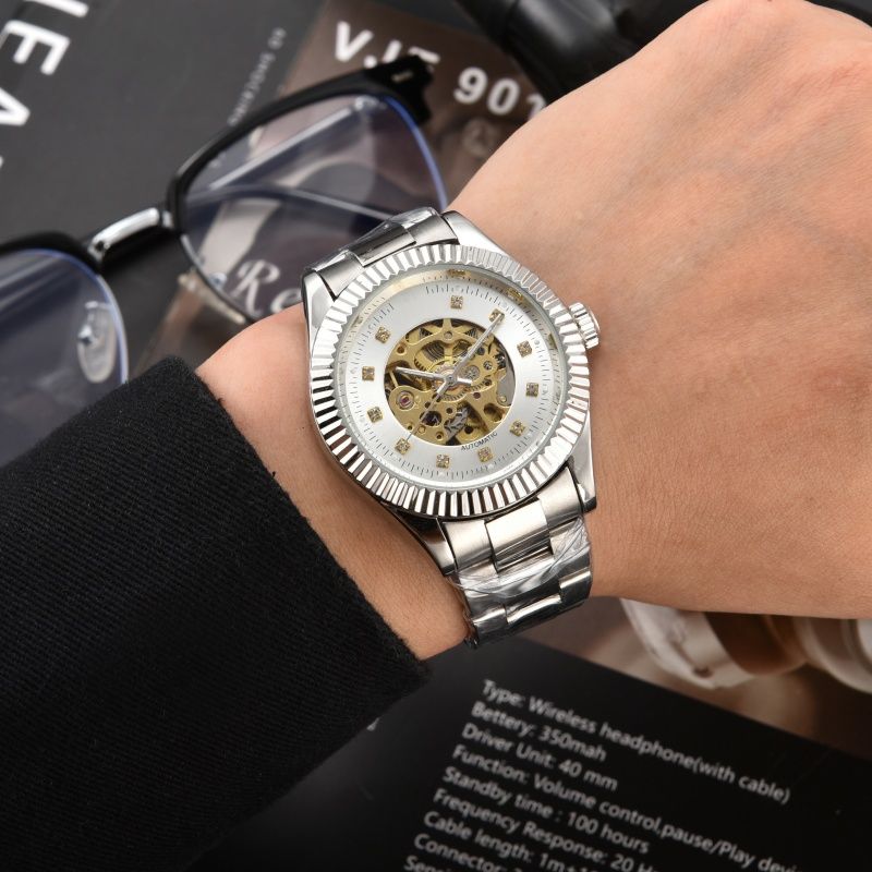 2025 New Men's Watch Top Luxury Men's Automatic Machinery Watch Automatic Date Chronograph Alloy Mirror Classic Watch_voghion.com