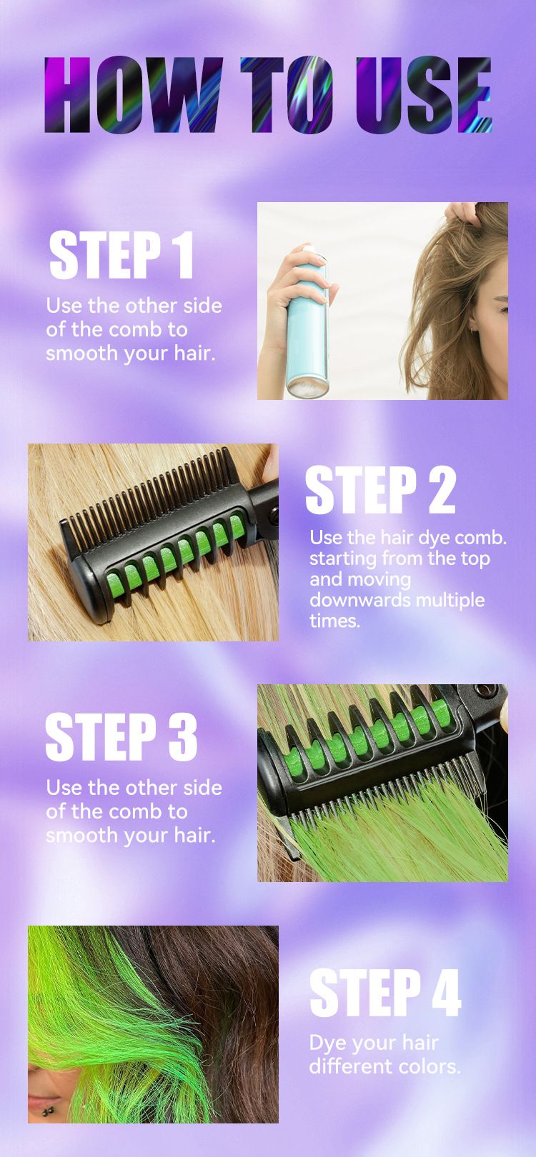 12 kleuren schitterende kamset haarverfcrème_voghion.com