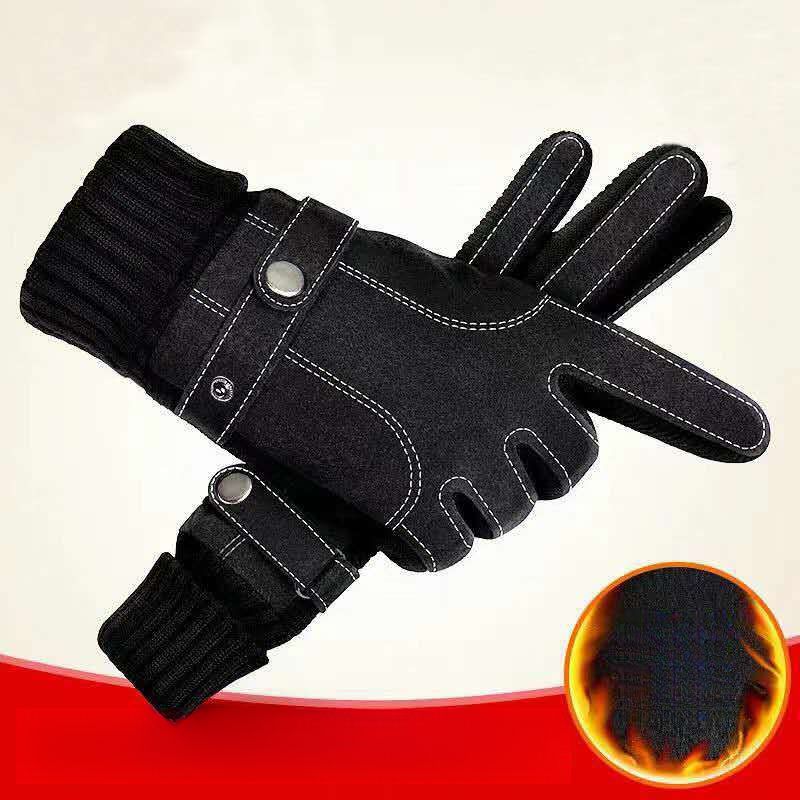 Vera pelle di maiale per uomo, autunno e inverno, per motociclismo all'aperto, antivento, antiscivolo, foderato in pile, spesso_voghion.com