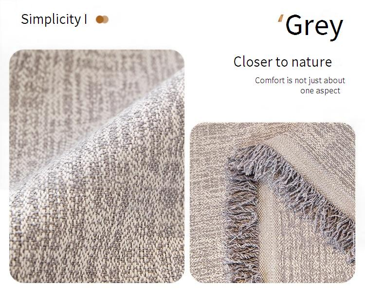 Linen-Look Sofa Cover - Minimalist Modern Couch Protector (Cat-Proof Washable Soft & Breathable Universal Fit)_voghion.com