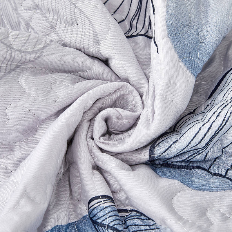 Set copriletto stampato CG21, adatto per camere da letto e soggiorni (1 copriletto + 2 federe, senza anima per piumone o cuscino)_voghion.com