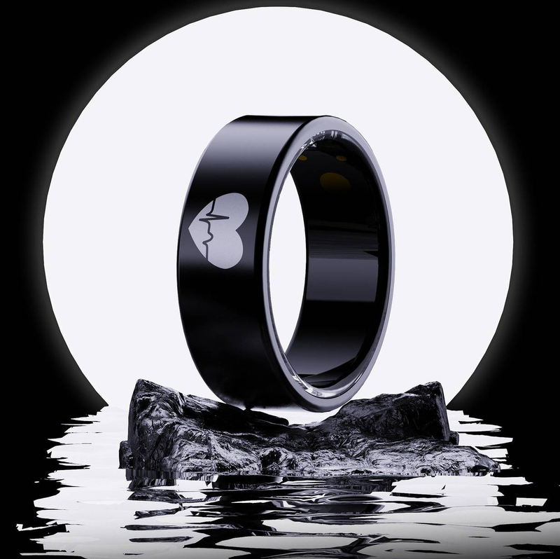 R30 Smart Ring ECG Elettrocardiogramma, Temperatura corporea, Frequenza cardiaca, Ossigeno nel sangue, Sonno, Assistenza remota, Monitoraggio della salute Smart Ring_voghion.com