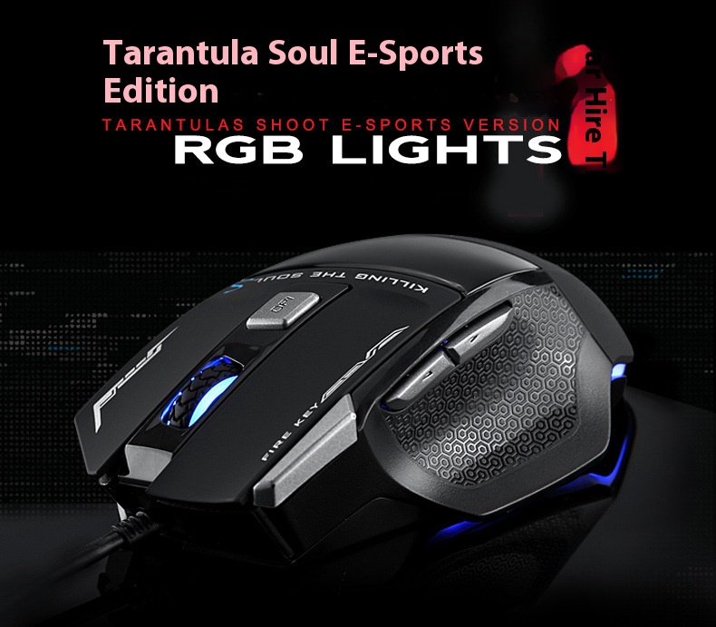 S12 Kabelgebundene Gaming-Maus – 2000 DPI, 6 Tasten, 4-Wege-Scrollrad, ergonomisches Design für PC-Gamer (Schwarz/Weiß)_voghion.com