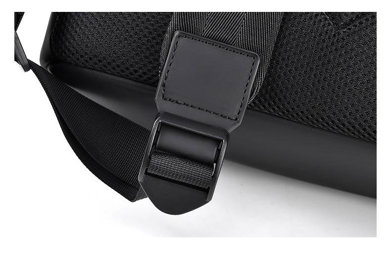 Men's Rhombus Reflective Laptop Backpack With Diamond Quilted Design, Waterproof PU Material For Work Commute And Daily Use_voghion.com