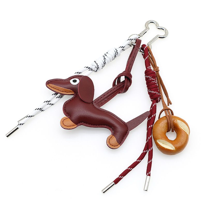 Bag Charm New Cartoon Personality Keychain Bag Pendant Series Dachshund Animal Shape Bag Pendant Decoration Wholesale_voghion.com