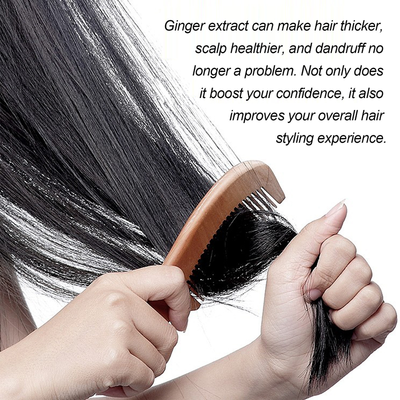 Ginger with Fluffy Strong Roots, Cleansing Nourishing Scalp, and Dense Hair Shampoo_voghion.com