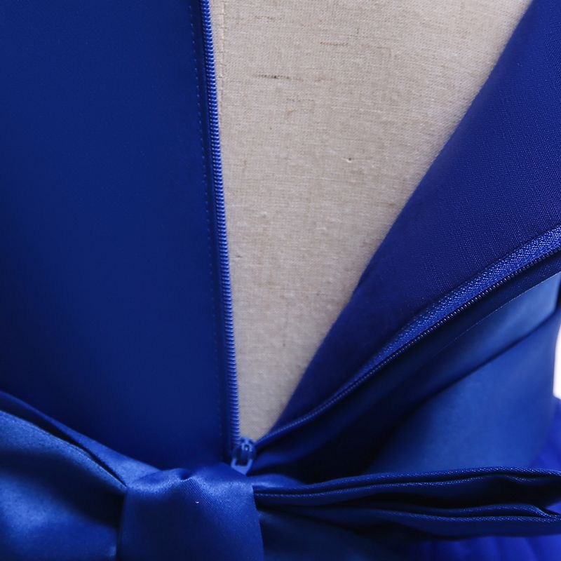 Babykleidung Mädchenkleid Kinderkleid Kleid CuHK Einreihiges, schulterfreies, mit Perlen besetztes Smoking-Laufstegkleid für Kinder_voghion.com