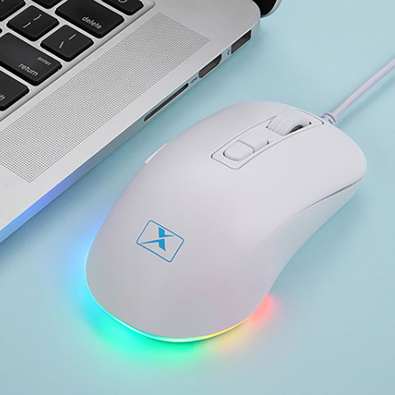 383B Ergonomie Leuchtende Stille Anti-rutsch Bequem Grip DPI Einstellbar Bunte Atem Licht Gaming Maus USB_voghion.com