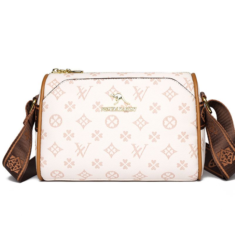 Borsa a tracolla leggera con tracolla larga, semplice, alla moda, di alta qualità, vintage, floreale, da donna_voghion.com