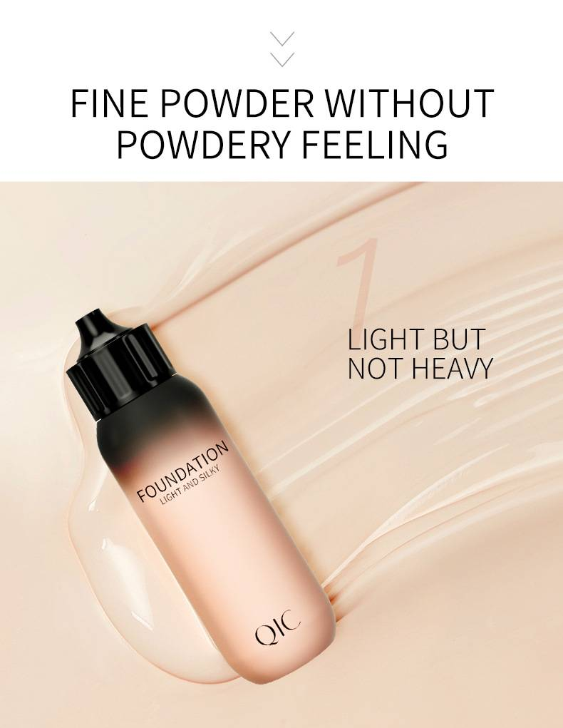 Liquid Foundation Moisturizing Oil Control Liquid Foundation Lightweight Makeup Concealer Liquid Foundation Setting Liquid Foundation_voghion.com