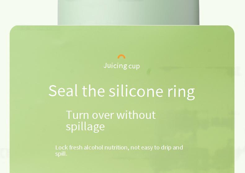 High-Speed Portable Wireless Charging Juicer Cup - 6 Blades, 18000 RPM, 400ml Capacity, USB Rechargeable, Food-Grade PC_voghion.com