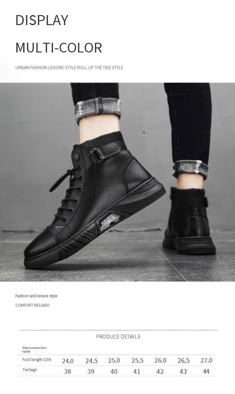 Men's Winter Chelsea Boots With Side Zipper & Faux Fur Lining - Slip-Resistant Rubber Sole, Comfortable & Stylish Casual Work Boots For Fall & Winter_voghion.com