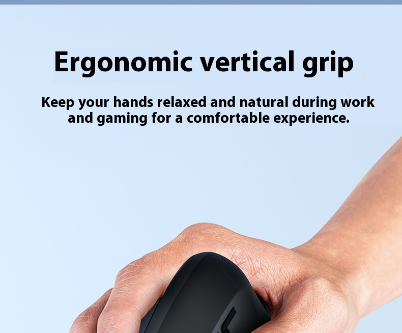 Vertical Ergonomic Wired Mouse – 6-Button USB Optical Mouse, 3600 DPI Adjustable, 4-Way Scroll Wheel, Comfort Grip For Laptop & PC_voghion.com
