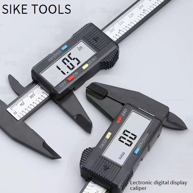 Digitale schuifmaat 0-150 mm met LCD-scherm, zeer nauwkeurig meetinstrument voor sieraden, edelstenen, knutselwerkjes, kunststof en kleine doe-het-zelfprojecten._voghion.com